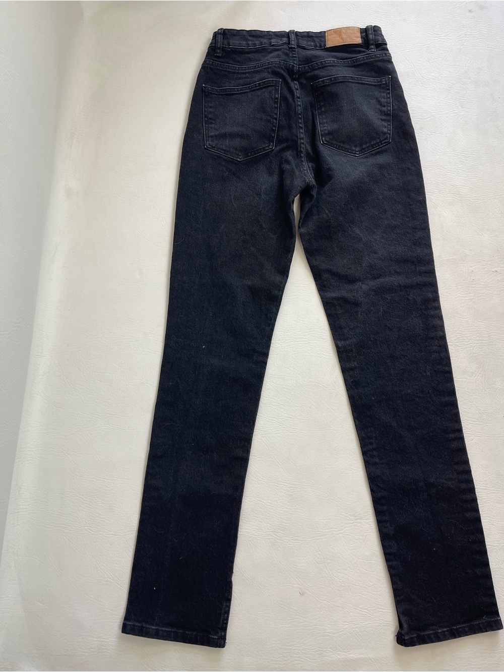 Zara High Rise Skinny Jeans Black Wash Size 4 - Picture 3 of 12